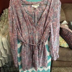 Maternity multi colored blouse
